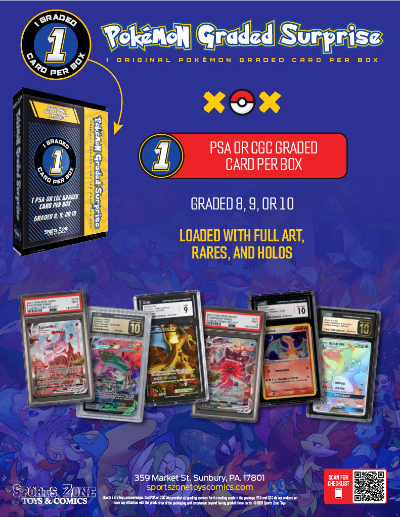 Pokemon Graded Suprise Card Box SPORTS ZONE TOYS & COMICS Pokemon Graded Suprise Card Box SPORTS ZONE TOYS & COMICS
