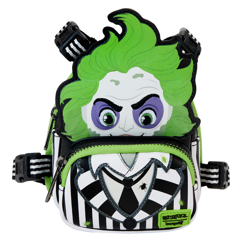 beetlejuice backpack mini Loungefly Cosplay Dog Harness Large – SPORTS ZONE TOYS & COMICS The adjustable shoulder straps Size:4 oz. Barni Mini Backpack | LogoArea=39-25-15