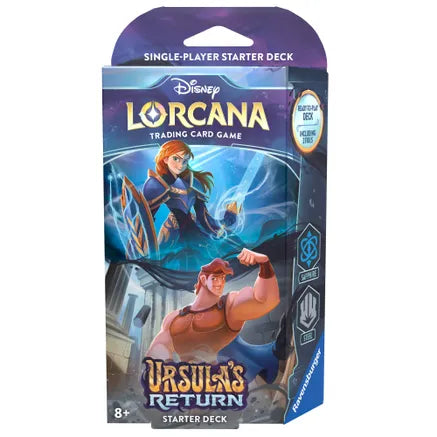 Disney Lorcana Ursula's Return Started Deck Sapphire And Steel