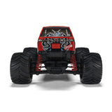 Arrma ARA2130T2 Gorgon Grom 1/16 Brushed 4X4 Truck RTR Battery Charger Red