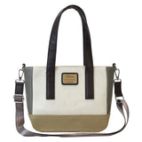 Loungefly Mickey & Friends Canvas Mini Tote Crossbody Bag