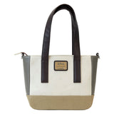 Loungefly Mickey & Friends Canvas Mini Tote Crossbody Bag