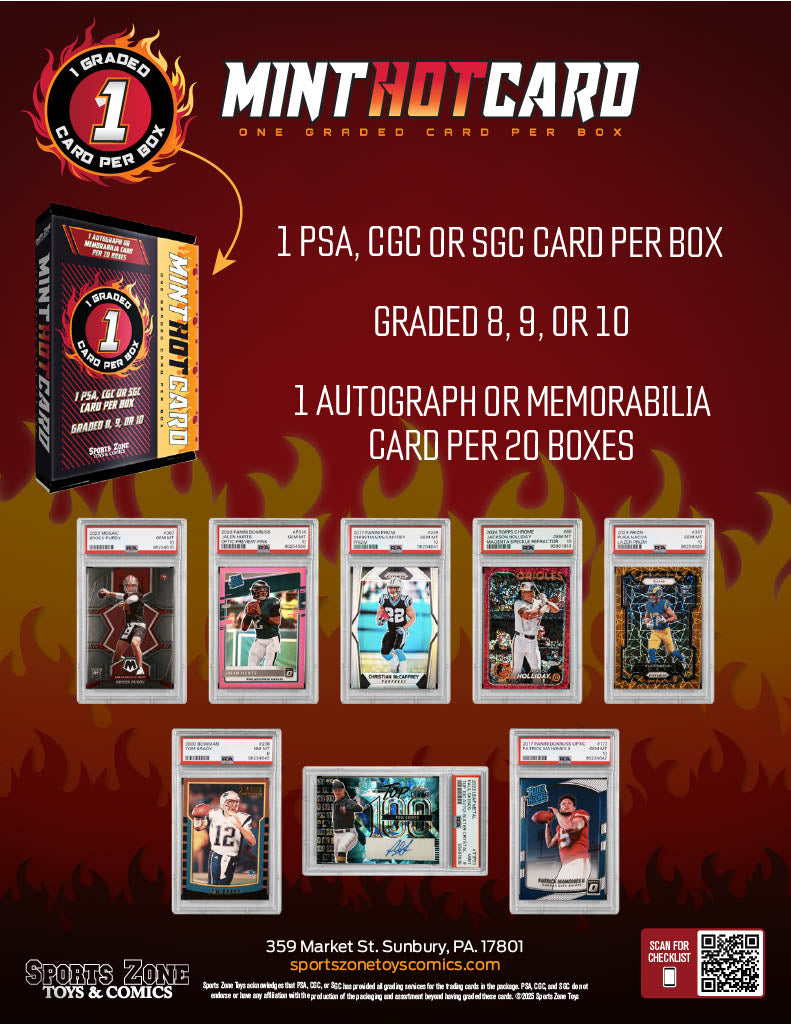 Mint Hot Card Graded Edition Box – SPORTS ZONE TOYS & COMICS