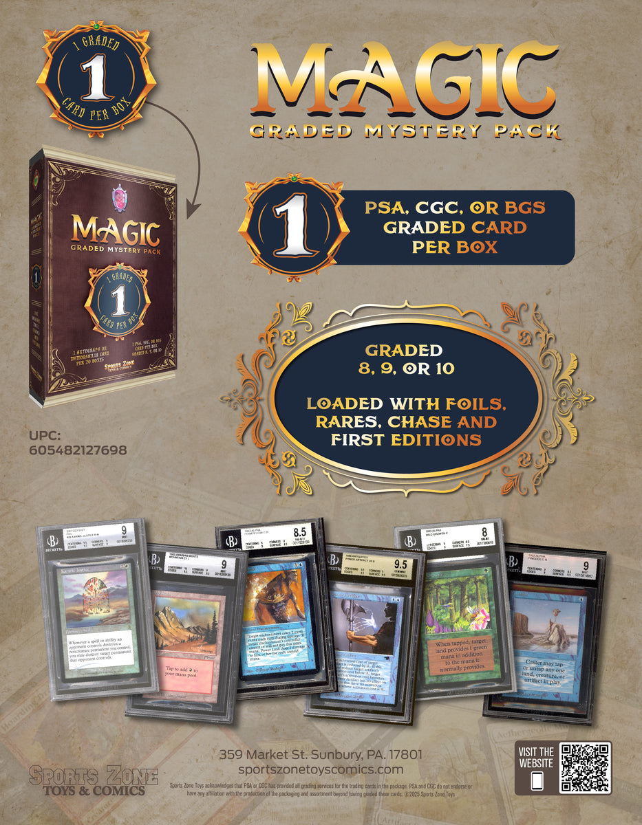 graded mtg cards 2025 PSA BGS Magic The Gathering MTG Graded Edition Box 1 card – SPORTS  ZONE TOYS & COMICS