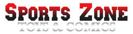 SPORTS ZONE TOYS & COMICS logo