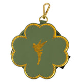 Loungefly Peter Pan Tinker Bell Clover All-Over Print Tote Crossbody Bag With Coin Bag