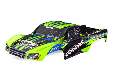 Traxxas 5924-GRN Body, Slash® 2WD (also fits Slash® VXL & Slash® 4X4), green (painted, decals applied) Clipless