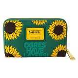 Loungefly Shrek & Donkey Sunflower Field Zip Around Wallet