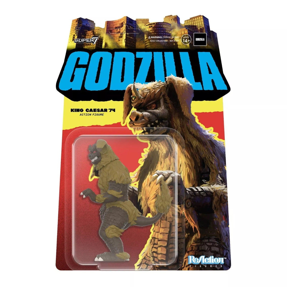 King Caesar '74 Godzilla Super7 Reaction Action Figure – SPORTS