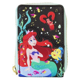 Loungefly Disney The Little Mermaid 35th Anniversary Life is Bubbles Glow in The Dark Wallet