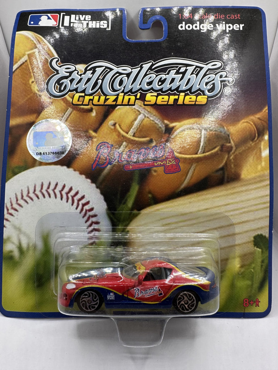 Atlanta Braves Ertl Collectibles Cruzin Series MLB Dodge Viper Toy Veh