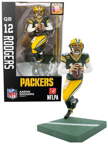 Aaron Rodgers Green Bay Packers NFL Imports Dragon Series 3 Figure