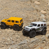 AXI00002T2 Axial 1/24 SCX24 Yellow Jeep Wrangler JLU CRC Rock Crawler 4WD
