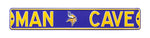 Minnesota Vikings Authentic Steel Street Sign Man Cave with Logo 36x6 36in