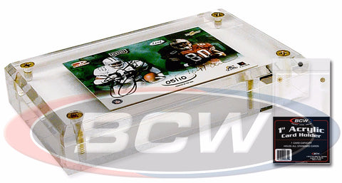 BCW 1 INCH ACRYLIC CARD HOLDER