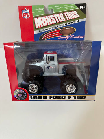 New England Patriots Fleer NFL Monster Truck 1956 Ford F-100 Toy Vehicle