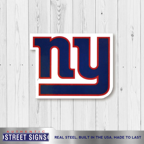 New York Giants Laser Cut Steel Logo Spirit Size Authentic Street Signs 12"