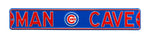 Chicago Cubs Authentic Steel Street Sign Man Cave with Logo 36x6 36in