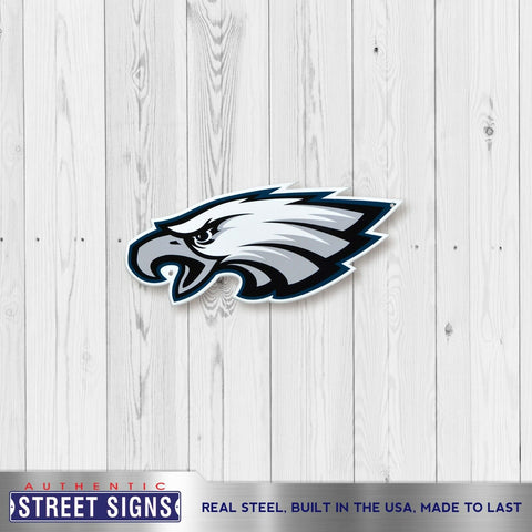 Philadelphia Eagles Laser Cut Steel Logo Spirit Size Authentic Street Signs 12"