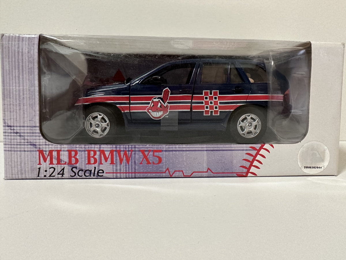 Cleveland Indians Fleer MLB BMW X5 1:24 Toy Vehicle – SPORTS ZONE