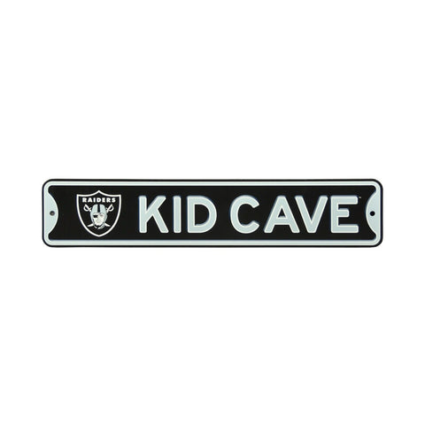 Las Vegas Raiders Steel Kid Cave Sign 16x3 16in