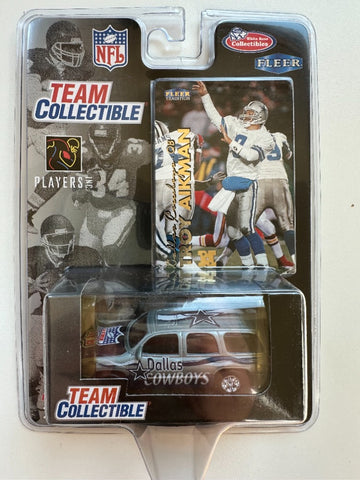 Troy Aikman Dallas Cowboys Team Collectible NFL GMC Yukon 1:58 Toy Vehicle