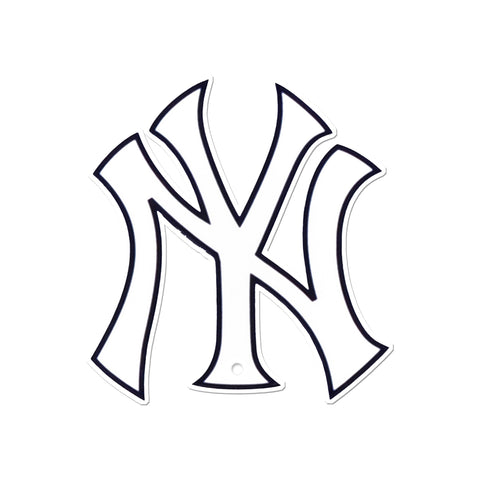 New York Yankees Laser Cut Logo Steel Magnet-NY Cap Logo