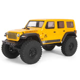 AXI00002T2 Axial 1/24 SCX24 Yellow Jeep Wrangler JLU CRC Rock Crawler 4WD