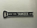 New York Yankees Steel Bottle Opener 7" Magnet Authentic Street Signs Brand