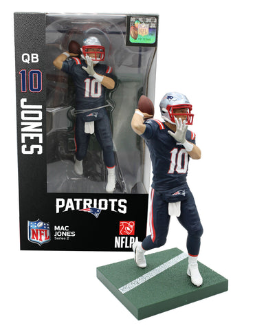 Mac Jones New England Patriots Imports Dragon NFL Series 2 Figure