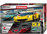 Carrera Evolution 20025240 Super Cars 1:32 Scale Slot Car Racing Track Set