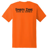 Sports Zone Short Sleeve T-Shirt (Orange)