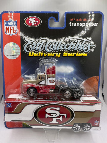 San Francisco 49er Fleer NFL Delivery Series Transporter Toy Vehicle 1:87 Scale
