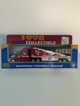 San Francisco 49ers White Rose Collectibles 1998 NFL Tractor Trailer Toy Vehicle 1:80