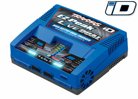 Traxxas 2973 Charger EZ-Peak Live Dual 200W NiMH/LiPo with iD Auto Battery ID