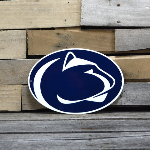 Penn State Lions Laser Cut Steel Logo Spirit Size Authentic Street Signs 12"