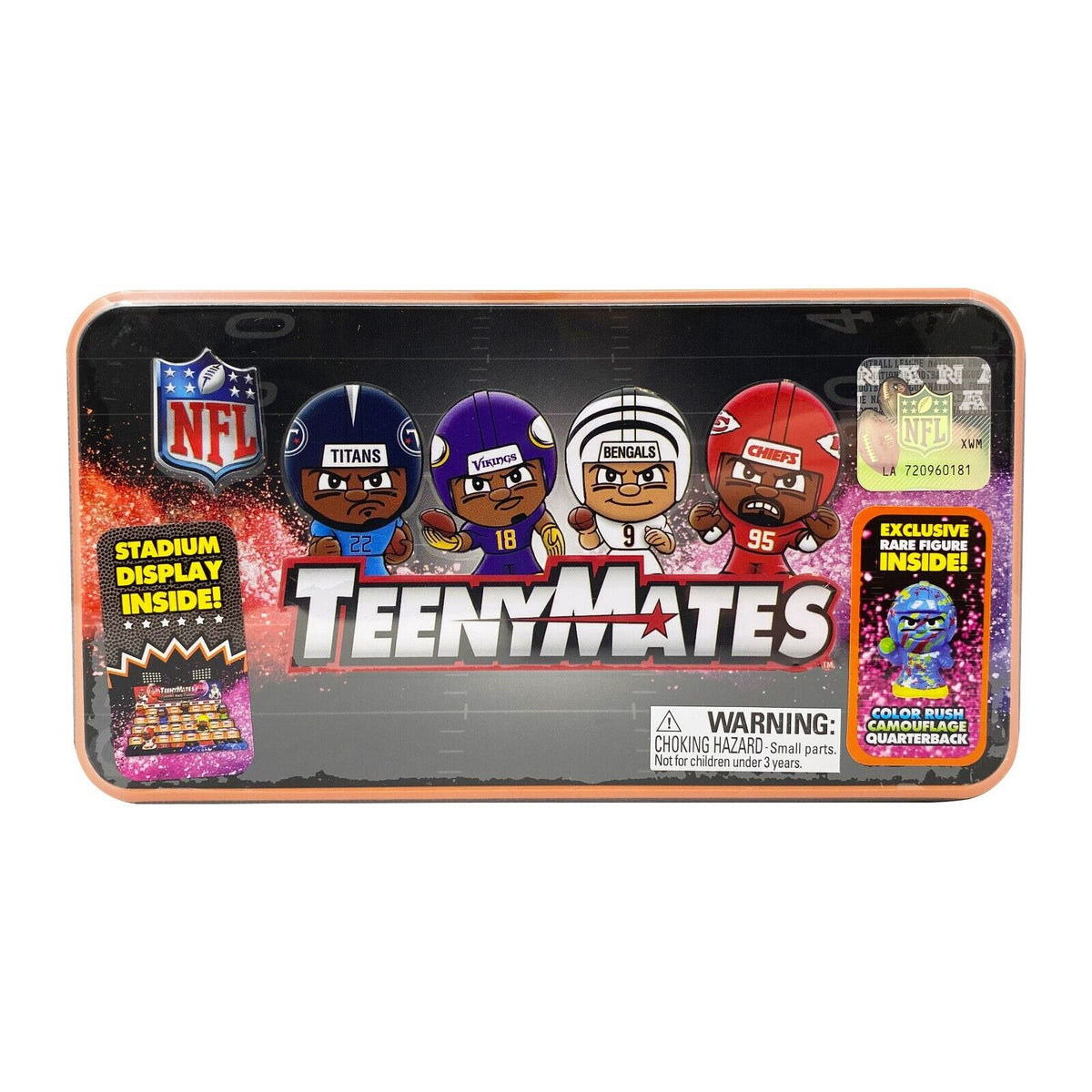 NFL TeenyMates 2024 Series 12 Figurines Mystery Blind Packs (4 Packs)