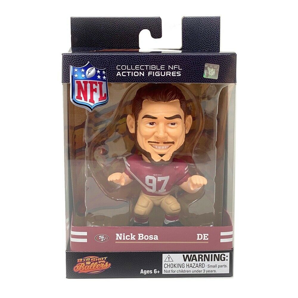 Nick Bosa San Francisco 49ers NFL Big Shot Ballers Action Figure – SPORTS  ZONE TOYS & COMICS