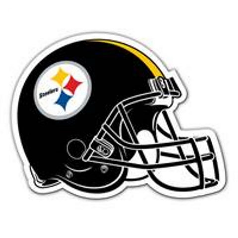 Pittsbugh Steelers Laser Cut Logo Steel Magnet Authentic Street Signs 4" Made in USA