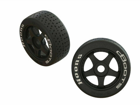 ARRMA ARA550062 1/7 dBoots Hoons 42/100mm White Bltd Tires 2.9 5-Sp Wheels 17mm