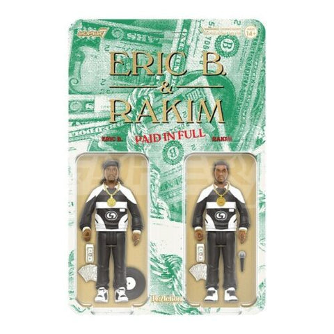 Eric B & Rakim Paid In Full Super 7 Reaction Action Figure