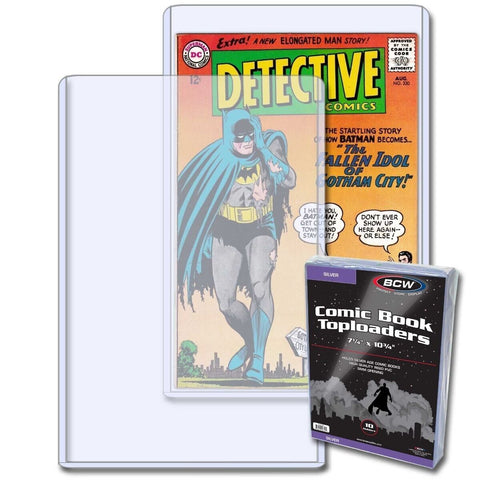 BCW Comic Book Toploaders Silver 7 1/4 x 10 3/4 (10 per pack)