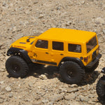AXI00002T2 Axial 1/24 SCX24 Yellow Jeep Wrangler JLU CRC Rock Crawler 4WD