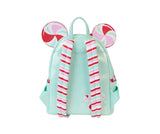 Loungefly Disney Minnie Holiday Peppermint Ornaments Mini Backpack