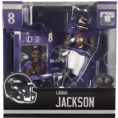 Lamar Jackson Baltimore Ravens NFL Mcfarlane Legacy Chase Figure