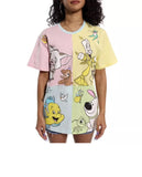 Loungefly Disney Princess Sidekicks Color Block Unisex T Shirt M-Medium