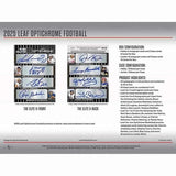 2025 Leaf Optichrome Football Jumbo Hobby Box