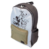 Loungefly Mickey & Friends Canvas Nylon Full-Size Backpack