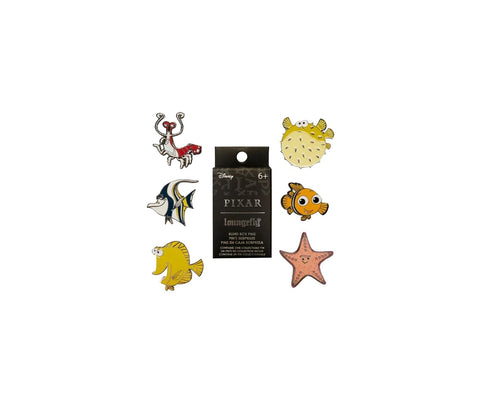 Loungefly Pixar Finding Nemo Fish Tank Buddies Blind Box Pins (One Random Pin)