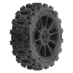 Pro-Line Racing PRO1024610 Badlands MX 1.9" Buggy Tires MTD Mach-10 Black Wheels: Typhon GROM